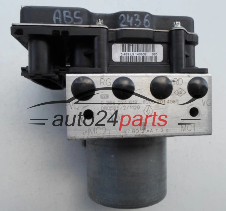 ABS POMPA RENAULT MODUS BOSCH 0 265 234 618, 0265234618, 8200701498, 0 265 950 338, 0265950338