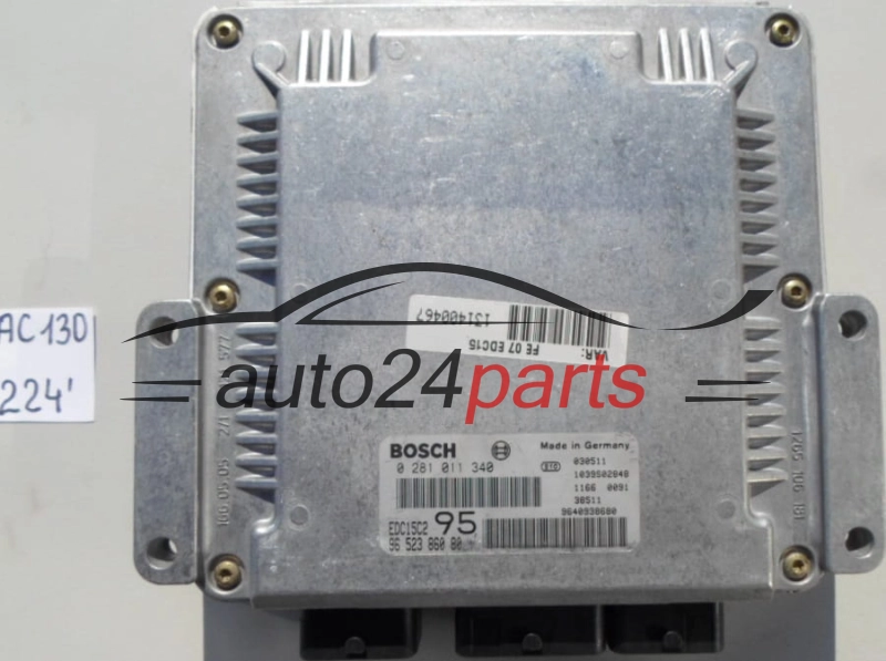 KOMPUTER STEROWNIK SILNIKA CITROEN C5 2.0 HDI BOSCH 0 281 011 340