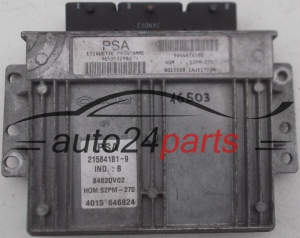 MOTORSTEUERGERÄT ECU STEUERGERAT CITROEN XSARA PICASSO 1.8 SAGEM 21584181-9, 215841819, 9650132980, 9644674580