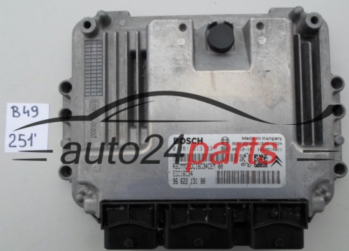 KOMPUTER STEROWNIK SILNIKA PEUGEOT 307 1.6 HDI BOSCH 0 281 013 331, 0281013331, 96 622 131 80, 9662213180, 9653958980, EDC16C34
