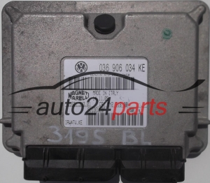 MOTORSTEUERGERÄT ECU STEUERGERÄT SKODA FABIA 1.4 036906034KE, 036 906 034 KE, IAW4TV.KE, IAW4TVKE, 61600.313.01, 6160031301, BENZIN 4TV 003 7450