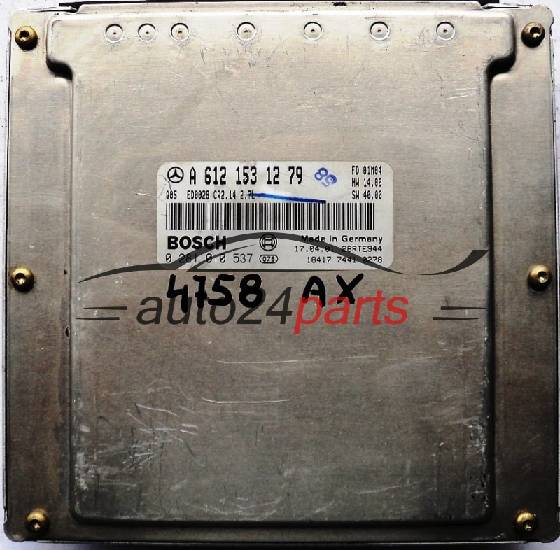 KOMPUTER STEROWNIK SILNIKA MERCEDES W210 E-KLASS E270 CDI A6121531279