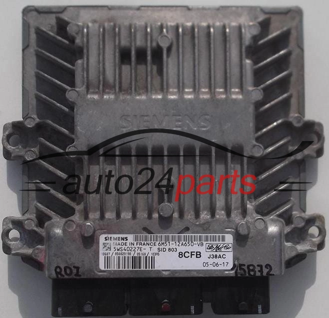 ECU CENTRALITA DE MOTOR  FORD FOCUS C-MAX 2.0 TDCI SIEMENS 5WS40227E-T