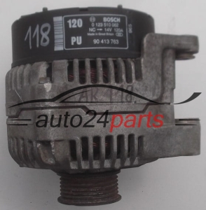 Lichtmaschine OPEL OMEGA B 3.0 X30XE BOSCH 0 123 510 062, 0123510062, 90 413 763 PU, 90413763 PU,  120A 