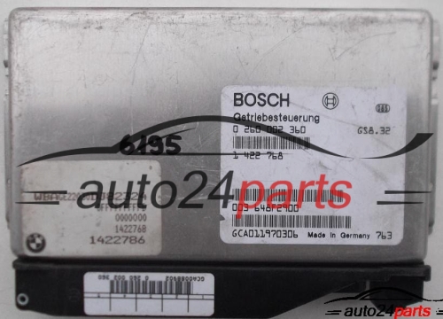 CENTRALITA ECU CAJA DE CAMBIO AUTOMATICO BMW E38 3.0 BOSCH 0 260 002 360, 0260002360, 1 422 768, 1422768, 1422786