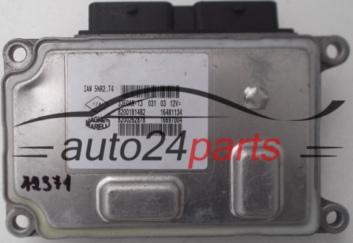 MOTORSTEUERGERÄT ECU STEUERGERAT RENAULT TWINGO IAW 5NR2.T4, IAW5NR2T4, 8200181482, 16481134