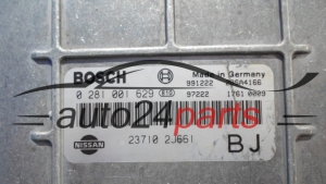 KOMPUTER STEROWNIK SILNIKA NISSAN PRIMERA 2.0 TDI BOSCH 0281001629, 237102J661