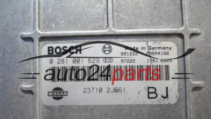 KOMPUTER STEROWNIK SILNIKA NISSAN PRIMERA 2.0 TDI BOSCH 0281001629, 237102J661