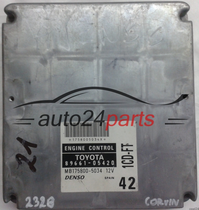 calculateur moteur pour toyota avensis 2.0