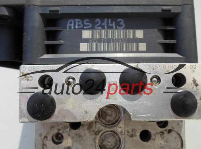 ABS POMPA I STEROWNIK BMW BOSCH 0 265 250 200,  3451 6780126-02