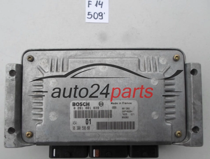CITROEN SAXO PEUGEOT 106 1.5 DIESEL 9630059880 BOSCH 0281001839 