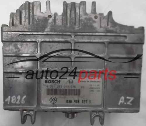 KOMPUTER STEROWNIK SILNIKA VW POLO BOSCH 0261203914, 0261203915, 030 906 027 K