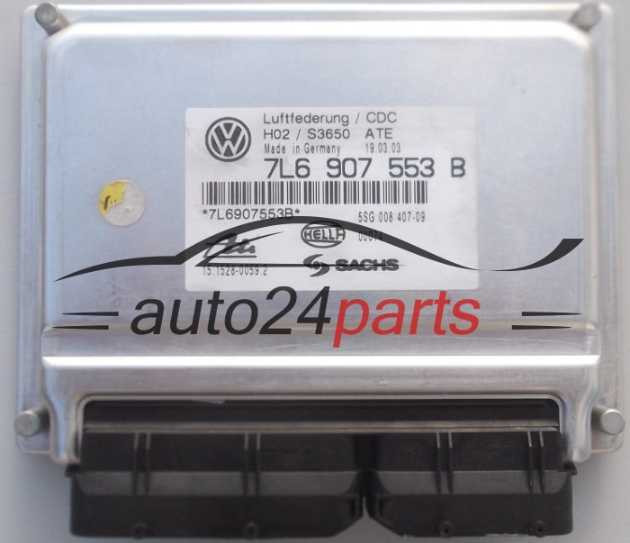 Uce centralita de suspension VOLKSWAGEN TOUAREG HELLA 5SG 008 407-09,  ATE 15.1528-0059.2,  7L6 907 553 B
