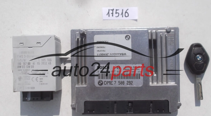 KOMPUTER STEROWNIK SILNIKA BMW 3ER E46 BOSCH 0 261 209 007, 0261209007, DME 7 508 292, 7508292