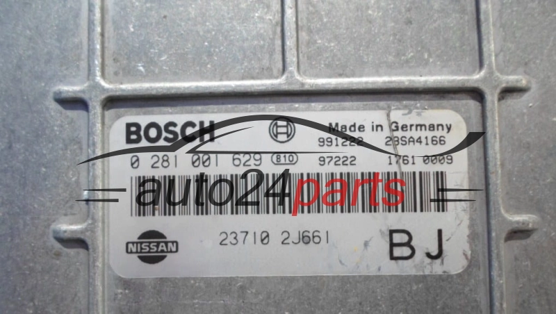 CALCULATEUR MOTEUR NISSAN PRIMERA 2.0 TDI BOSCH  0281001629, 237102J661