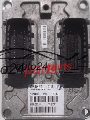 CALCULATEUR MOTEUR FIAT STILO 1.6 MAGNETI MARELLI IAW 5NF.T1, IAW5NFT1, 55181521, 61600.527.09, 6160052709