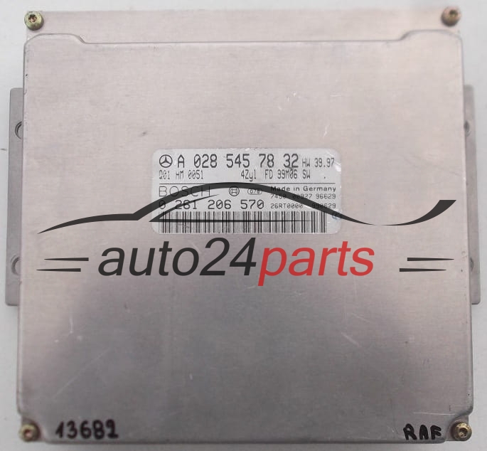 CALCULATEUR MOTEUR MERCEDES W170 SLK 230 A0285457832, 0285457832, A 028 545 78 32 BOSCH 0261206570, 0 261 206 570
