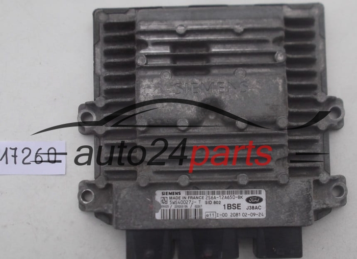 KOMPUTER STEROWNIK SILNIKA FORD FIESTA 1.4 TDCI 2S6A-12A650-BK