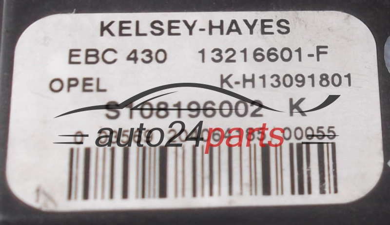BOMBA HIDRAULICA Y CENTRALITA ABS OPEL VECTRA B KELSEY-HAYES K-H13091801, 13216601F, 13091801, S108196002 K, S108196002K