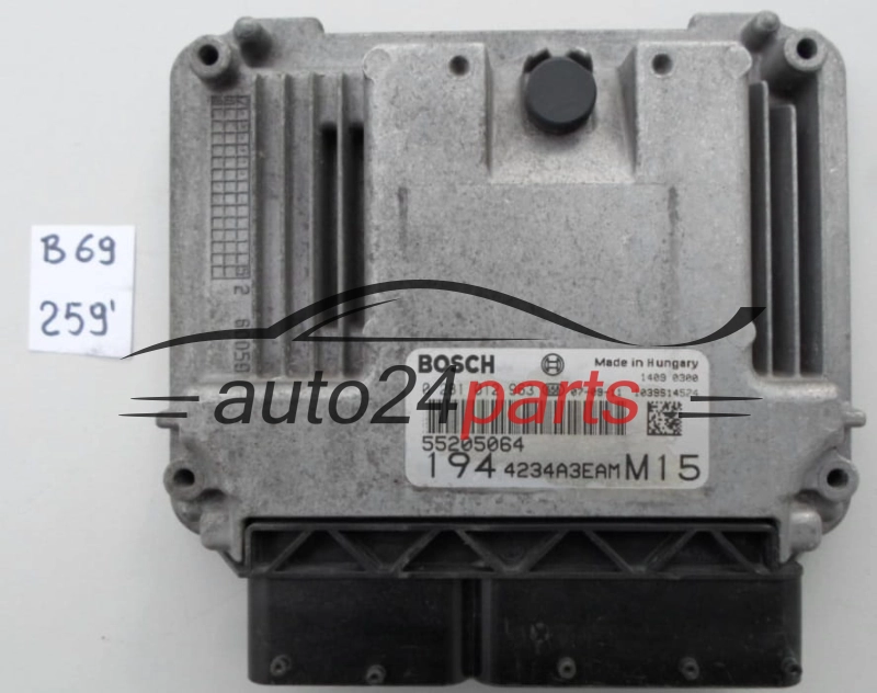 KOMPUTER STEROWNIK SILNIKA FIAT CROMA 1.9 JTD BOSCH 0 281 012 963,  55205064