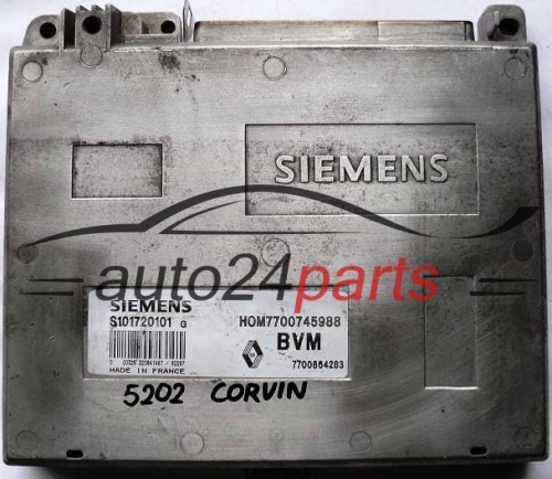 KOMPUTER STEROWNIK SILNIKA RENAULT SAFRANE 2.2 SIEMENS S101720101G, HOM7700745988, HOM 7700745988, 7700864283