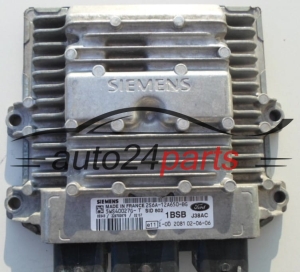 MOTORSTEUERGERÄT ECU STEUERGERÄT FORD FIESTA 1.4 TDCI SIEMENS 5WS40027G-T, 5WS40027GT, 2S6A-12A650-BG, 2S6A12A650BG, 1BSB, SID802 