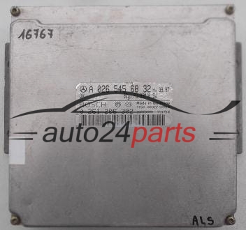 CALCULATEUR MOTEUR MERCEDES W210, 208, E430, BOSCH 0 261 206 302, 0261206302, A 026 545 68 32, A0265456832