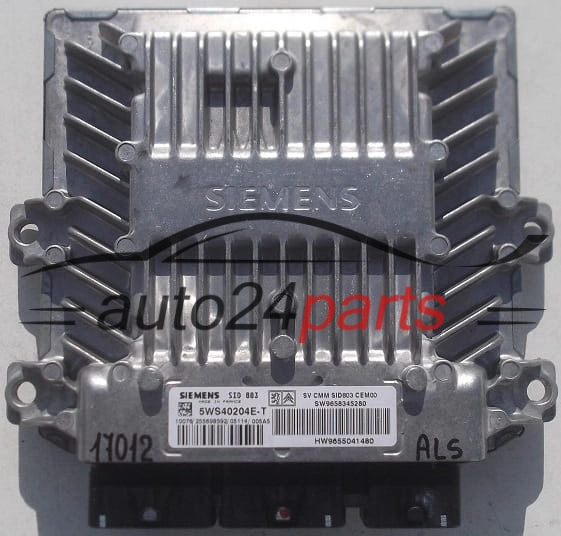 KOMPUTER STEROWNIK SILNIKA CITROEN PEUGEOT 2.0 SIEMENS 5WS40204E-T