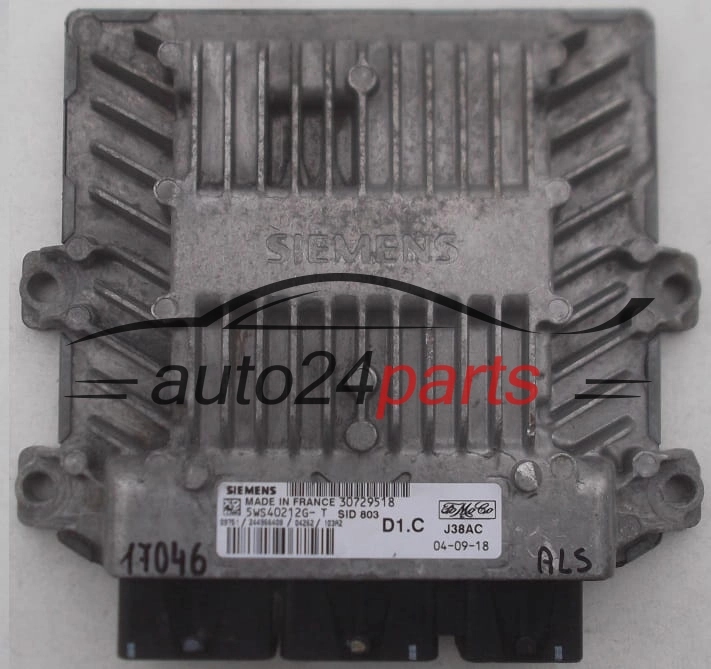 KOMPUTER STEROWNIK SILNIKA VOLVO V50 S40 2.0D SIEMENS 5WS40212G-T