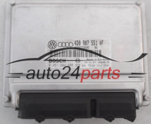 MOTORSTEUERGERÄT ECU STEUERGERÄT  AUDI A6 2.8 V6 BOSCH 0 261 204 808, 0261204808, 4D0 907 551 AF, 4D0907551AF 
