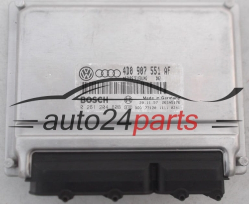 MOTORSTEUERGERÄT ECU STEUERGERÄT AUDI A6 2.8 V6 BOSCH 0 261 204 808