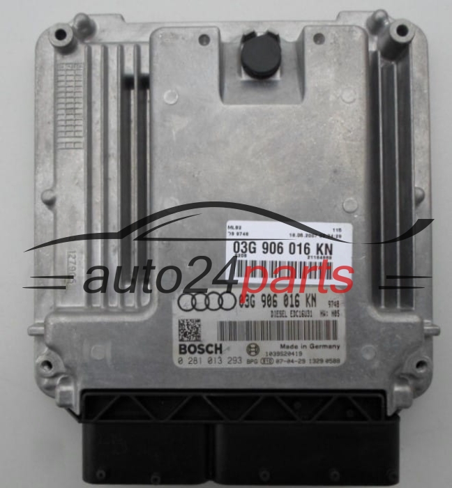 MOTORSTEUERGERÄT ECU STEUERGERAT AUDI A4 2.0 TDI BOSCH 0 281 013 293,  03G 906 016 KN