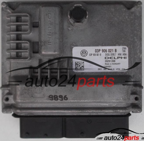 MOTORSTEUERGERÄT ECU STEUERGERAT VW VOLKSWAGEN POLO 6R 1.2 TDI, 03P 906 021 B