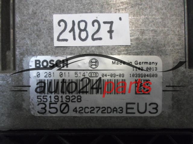 Centralita de motor Alfa Romeo / Fiat 1.9 JTD 0281011514 551919928