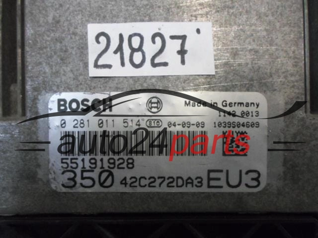 Komputer sterownik silnika Alfa Romeo / Fiat 1.9 JTD 0281011514 551919928