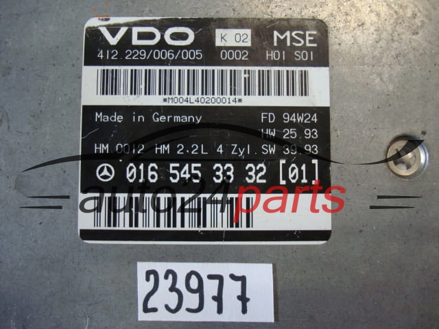 KOMPUTER STEROWNIK SILNIKA MERCEDES BENZ 2.2 L 016 545 33 32, 0165453332