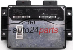 ECU CENTRALITA DE MOTOR CITROEN PEUGEOT 1.9 D LUCAS R04080030B, PSA 9641390180, SOFT 9645626280, DCN2, DWLC12