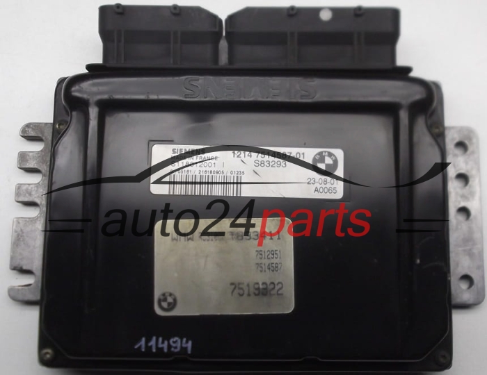 KOMPUTER STEROWNIK SILNIKA MINI ONE COOPER SIEMENS S118012001 I, S118012001I, 1214 7514587-01, 1214751458701
