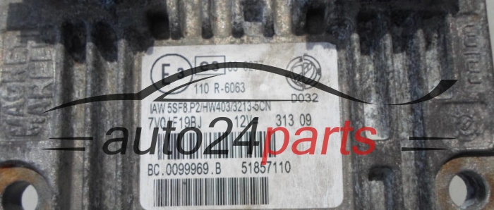 CALCULATEUR MOTEUR FIAT LANCIA 1.4 IAW 5SF8.P2, IAW5SF8P2, 51857110