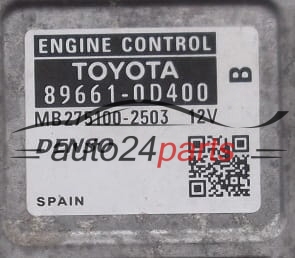 MOTORSTEUERGERÄT ECU STEUERGERÄT TOYOTA YARIS 1.3 DENSO MB275100-2503, MB2751002503, 89661-0D400, 896610D400