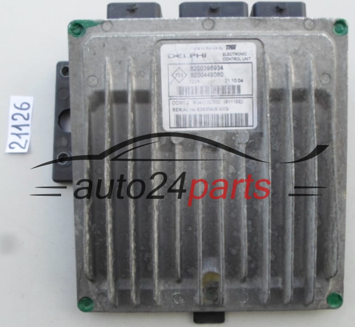  RENAULT MODUS 1.5 DCI 8200398934 8200449080 DELPHI DCM1.2 R0410B030C 