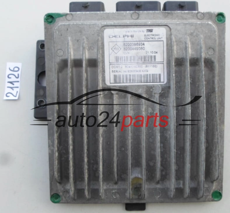 RENAULT MODUS 1.5 DCI 8200398934 8200449080 DELPHI DCM1.2 R0410B030C 