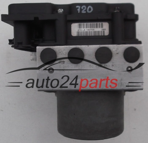 ABS HYDRAULIK-AGGREGAT MIT STEUERGERAET CITROEN C4 PEUGEOT 307 BOSCH 0 265 231 486, 0265231486, 96 499 882 80, 9649988280, 0 265 800 395, 0265800395 