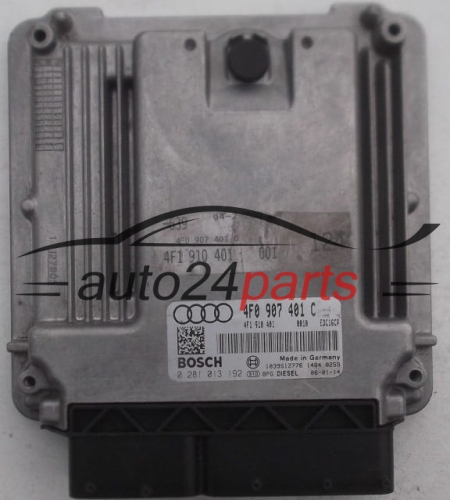 CALCULATEUR MOTEUR AUDI A6 2.7 TDI BOSCH 0 281 013 192, 0281013192, 4F0 907 401 C, 4F0907401C, 4F1 910 401, 4F1910401, EDC16CP