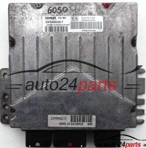 MOTORSTEUERGERÄT ECU STEUERGERAT CITROEN C5 2.0 HDI SIEMENS 5WS40023E-T, 5WS40023ET, SW 9646529580, HW 9644302380