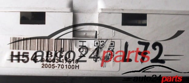 Tacho Kombiinstrument HYUNDAI MATRIX 1.6 H54 BGJ 9400317510, 94003-17510, 200570100H, 2005-70100H