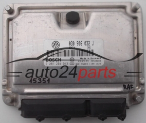 KOMPUTER STEROWNIK SILNIKA VW VOLKSWAGEN POLO 1.4 030906032J, 030 906 032 J, BOSCH 0261204913, 0 261 204 913, BENZIN 3081 28SA6206 -  5663, 10597