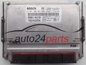 ECU CENTRALITA DE MOTOR TOYOTA COROLLA AVENSIS BOSCH 0 261 206 481, 0261206481, 89661-0W130, 896610W130