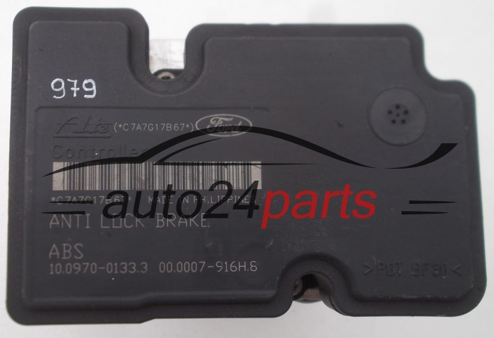 ABS POMPA I STEROWNIK FORD FIESTA FoMoCo 4S61-2M110-CD,  ATE 10.0207-0103.4,  10.0970-0133.3