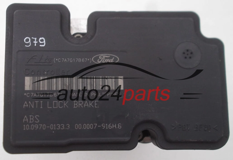 ABS POMPA I STEROWNIK FORD FIESTA FoMoCo 4S61-2M110-CD,  ATE 10.0207-0103.4,  10.0970-0133.3